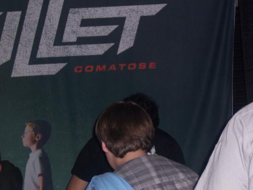 Skillet signing things at Winter Jam 2008 in Birmingham, AL. I took these.