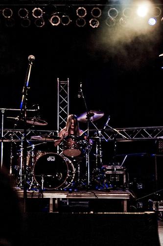 Skillet plays at Atlanta Motor Speedway.