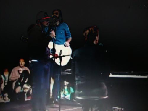 Toby Mac, Michael W. Smith and Mac Powell of Third Day