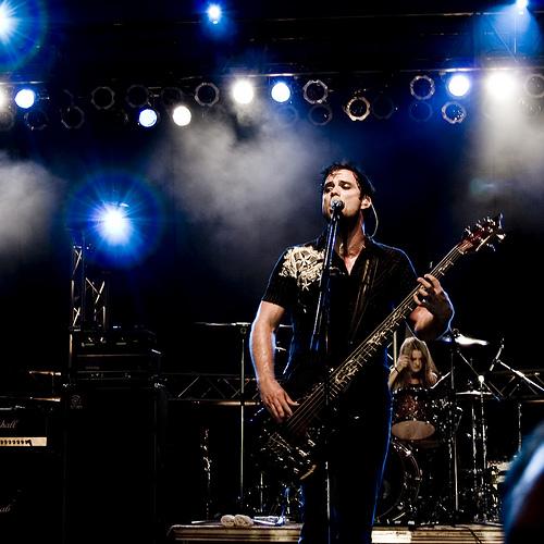Skillet plays at Atlanta Motor Speedway.
