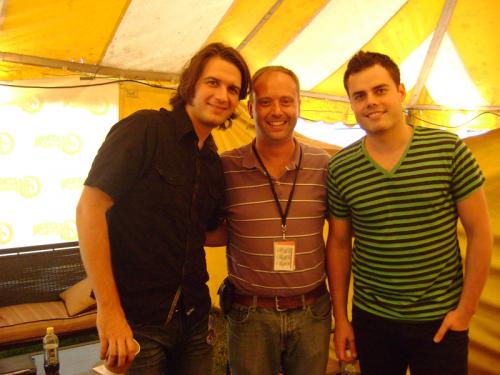 Kevin Davis with Downhere at Creation East 2010