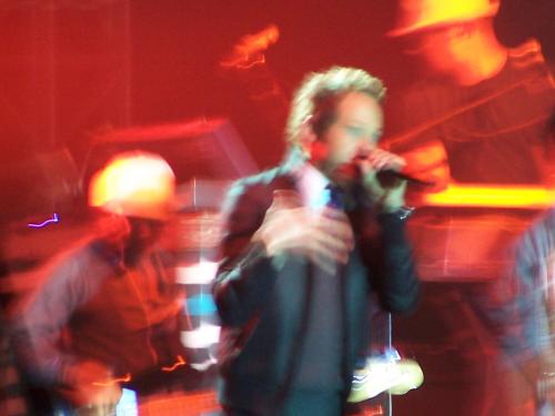 TobyMac, I had to really zoom in cuz I left the front of the stage when I went to get my shirt signed by Hawk nelson.