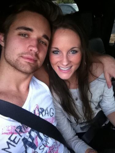 In the car
