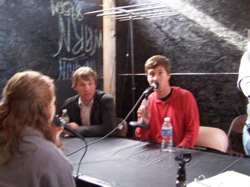 Another pic at the interview, it was kinda funny, they seem like fun people to be around.
I took this picture I have my permission to use it.