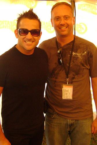 Kevin Davis With Duncan Phillips of newsboys