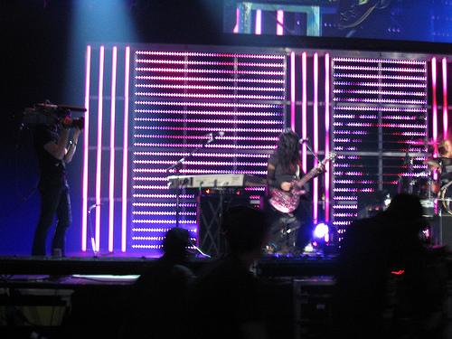 Skillet playing at Acquire the Fire, December 9, 2006.
