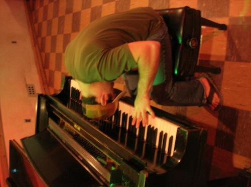 David playing the same piano that ELVIS recorded on