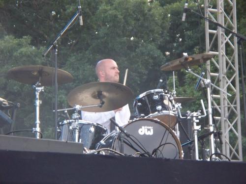 Mrs. Paul Evans on Drums