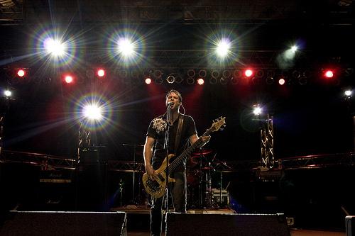 Skillet plays at Atlanta Motor Speedway.