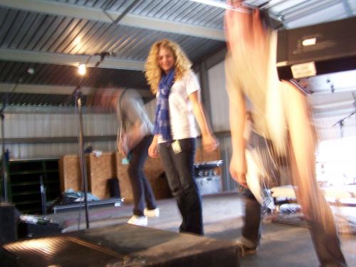 Headbanging ot the beat. I took this pic I have my permission to use it.