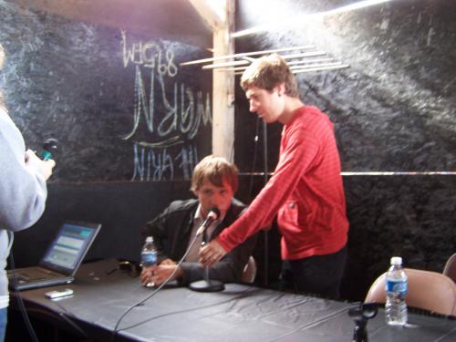 Jason Dunn(vocalist) and Daniel Biro(bassist) at an interview at Agape Fest '09 in Greenville, IL
I took this picture I have my permission to use it.