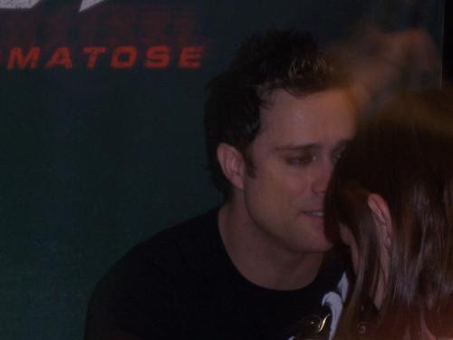 Skillet signing things at Winter Jam 2008 in Birmingham, AL. I took these.