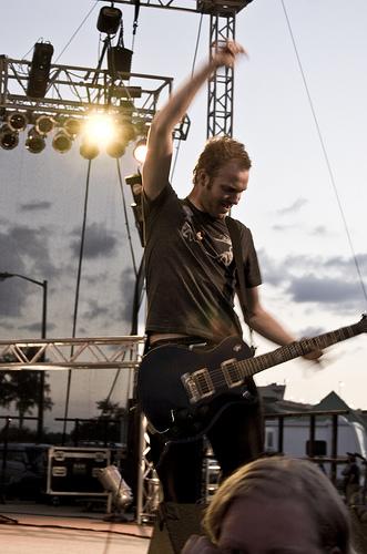 Skillet plays at Atlanta Motor Speedway.