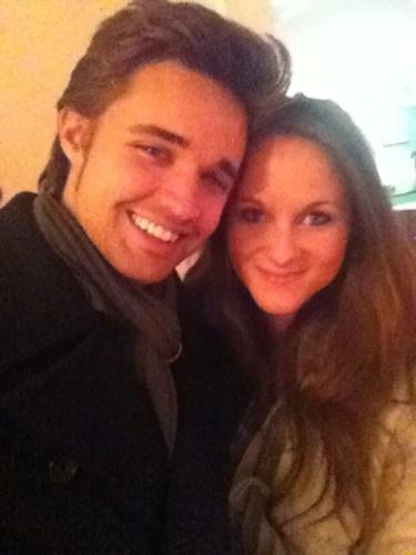 Kyle Kupecky with fiance Kelsey (Karen Kingsbury's daughter)