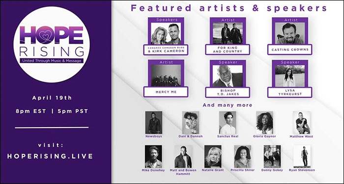 Hope Rising Live Event To Air Tomorrow Night
