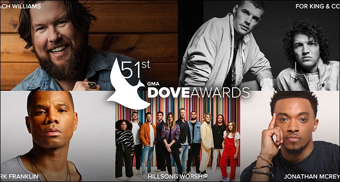 51st Annual GMA Dove Awards Nominees Announced