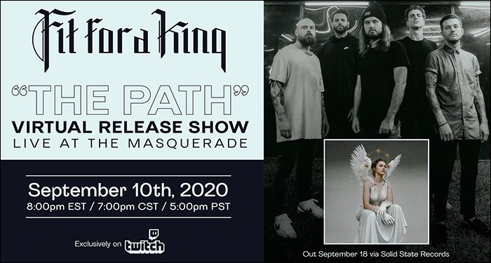 Metal Band Fit For A King Hosting Album Release Party On Twitch