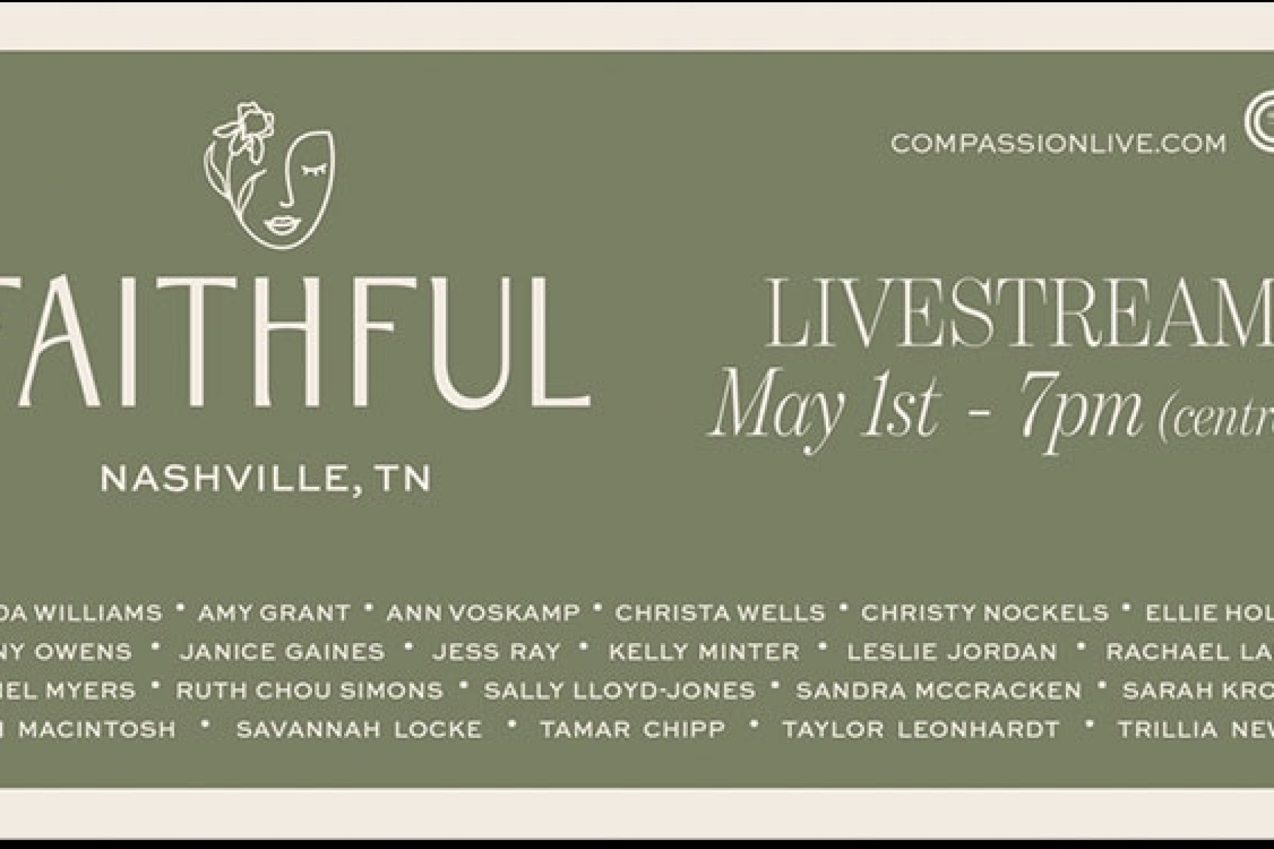 Compassion International Announces The 'Faithful: Livestream' Event
