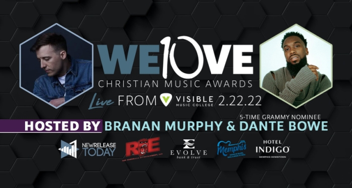 Branan Murphy and Dante Bowe Announced As Co-Hosts of 10th Annual We Love Christian Music Awards