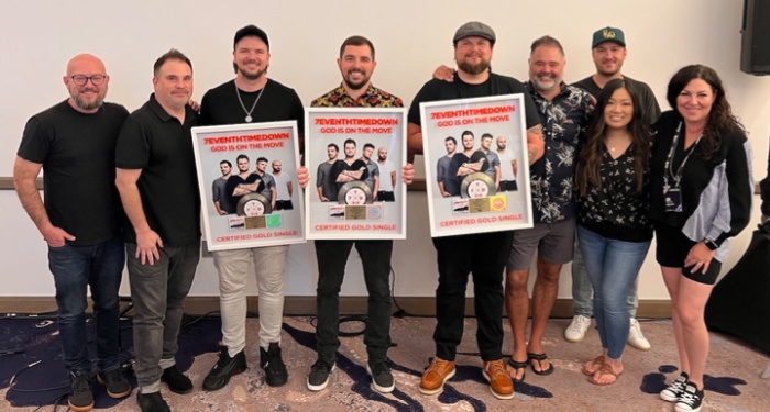 7eventh Time Down's "God Is On The Move" Certified Gold