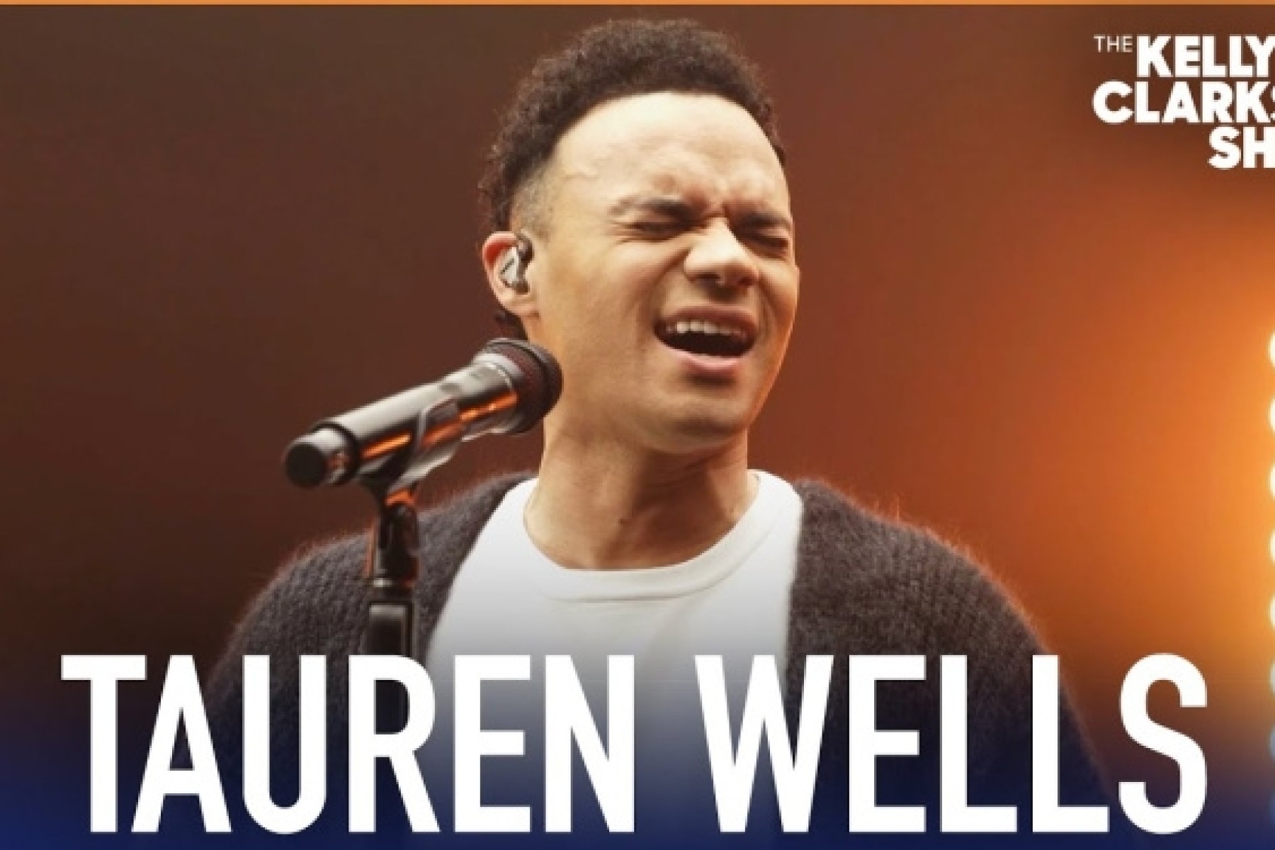 Tauren Wells Performs "Joy In The Morning" on The Kelly Clarkson Show