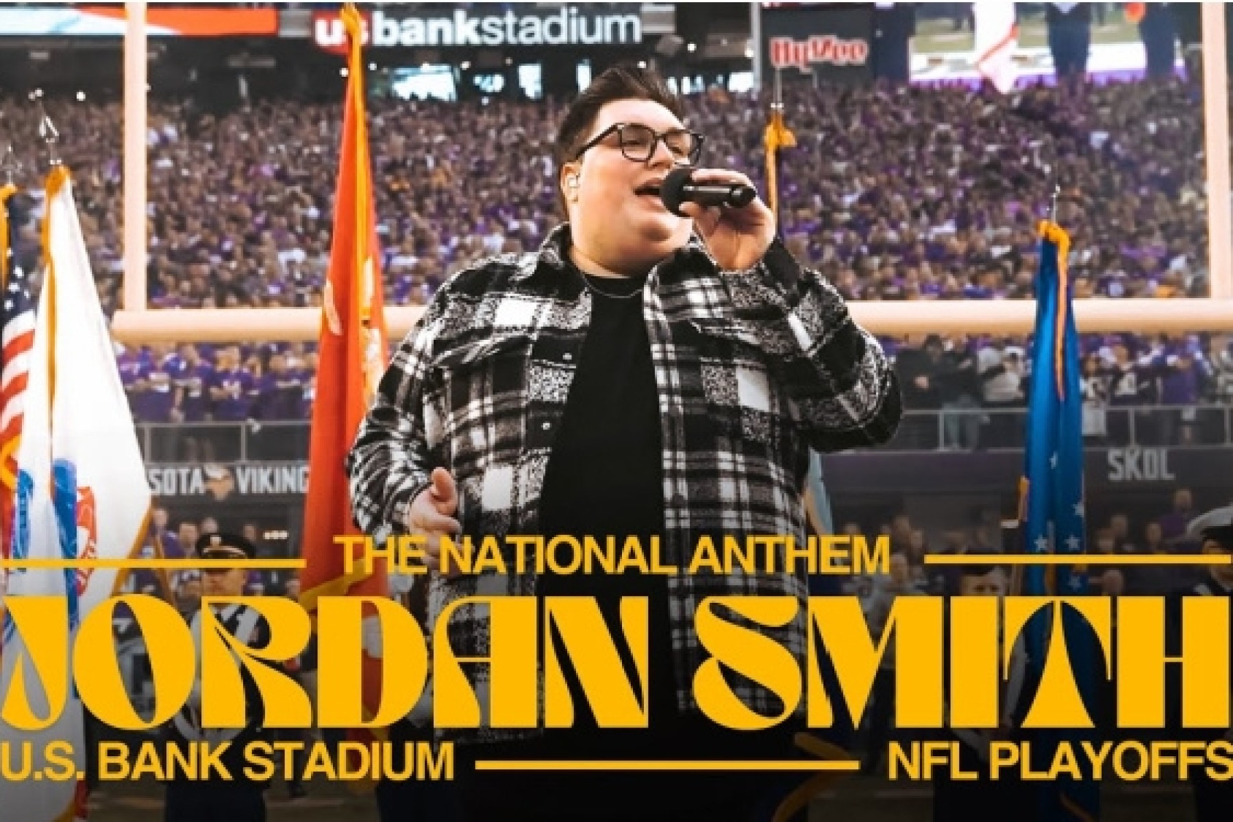 Jordan Smith Sings the National Anthem at NFL Wildcard Playoff Game