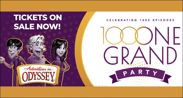 Adventures in Odyssey Celebrates Milestone 1,000th Episode with "One Grand Party"