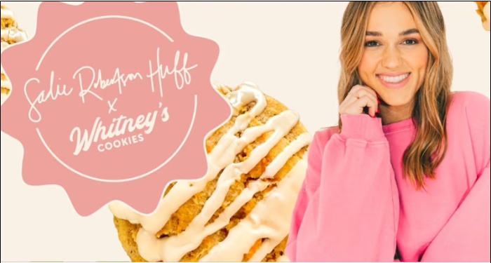 Sadie Robertson Huff Teams Up with Whitney's Cookies