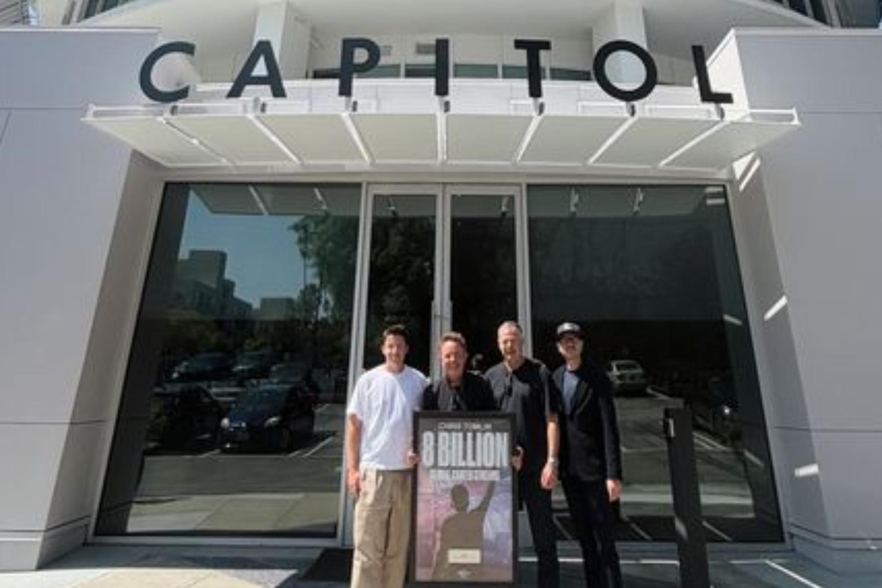 Chris Tomlin Honored For More Than 8 Billion Career Streams
